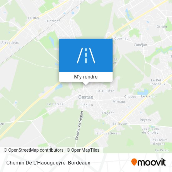 Chemin De L'Haougueyre plan