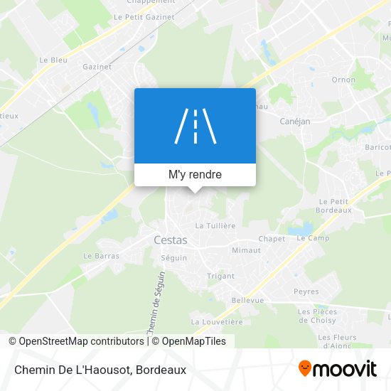 Chemin De L'Haousot plan
