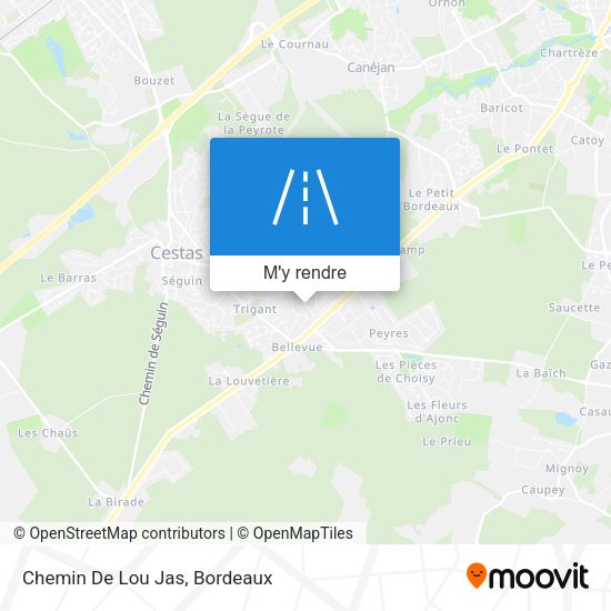 Chemin De Lou Jas plan