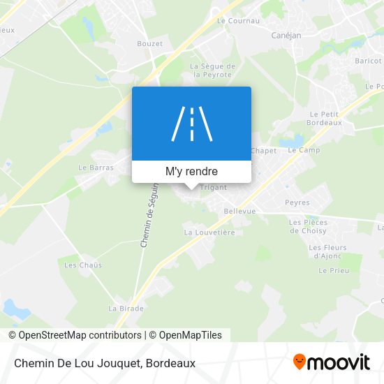 Chemin De Lou Jouquet plan