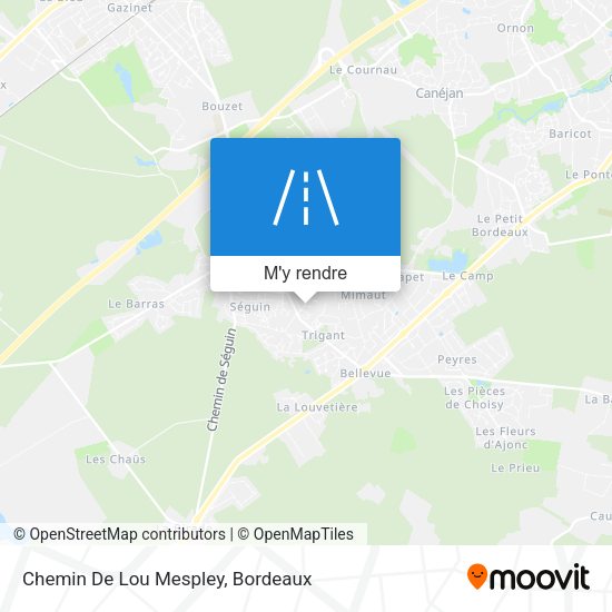 Chemin De Lou Mespley plan