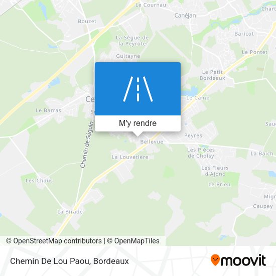 Chemin De Lou Paou plan