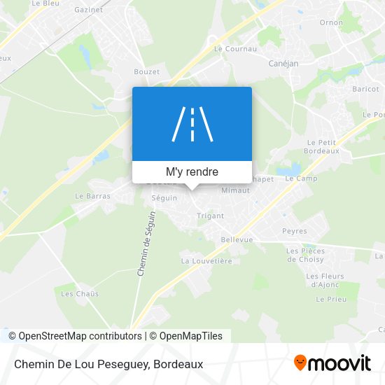 Chemin De Lou Peseguey plan