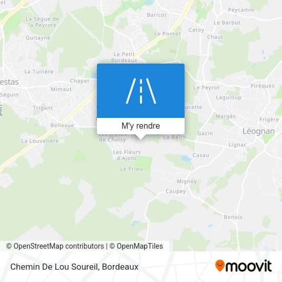Chemin De Lou Soureil plan