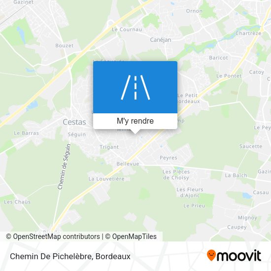 Chemin De Pichelèbre plan