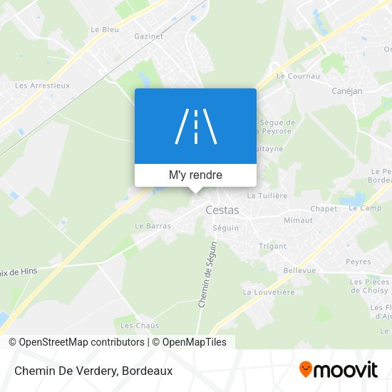 Chemin De Verdery plan