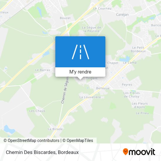 Chemin Des Biscardes plan