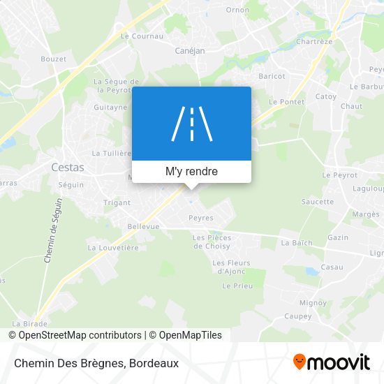 Chemin Des Brègnes plan