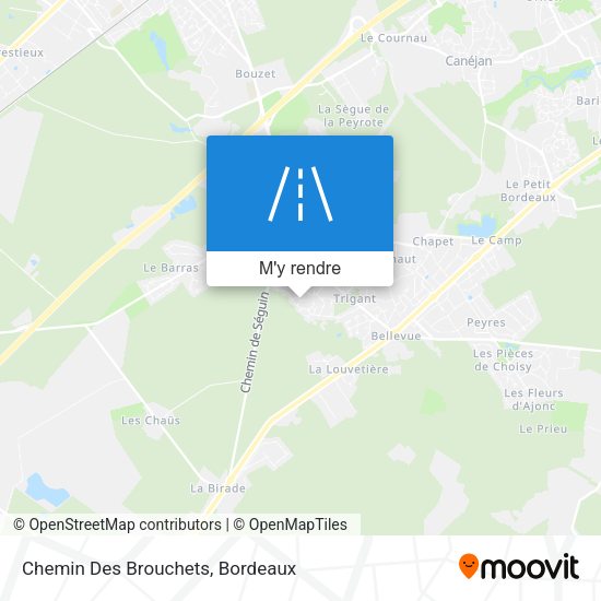 Chemin Des Brouchets plan