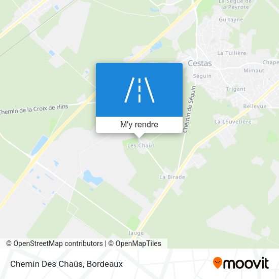 Chemin Des Chaüs plan