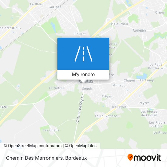 Chemin Des Marronniers plan