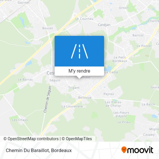 Chemin Du Baraillot plan