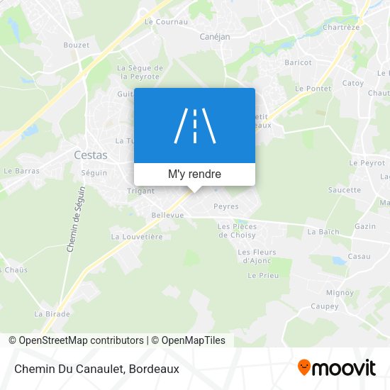 Chemin Du Canaulet plan