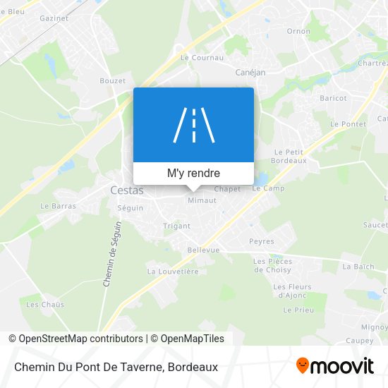 Chemin Du Pont De Taverne plan