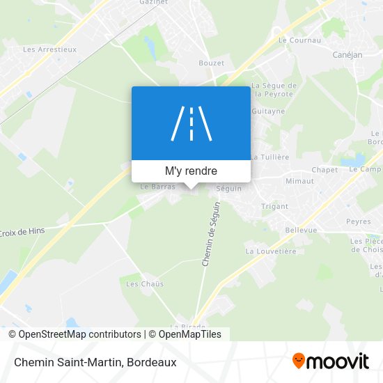 Chemin Saint-Martin plan