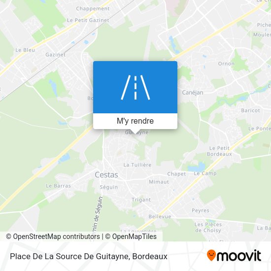 Place De La Source De Guitayne plan