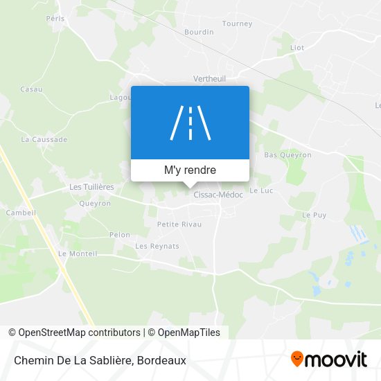 Chemin De La Sablière plan