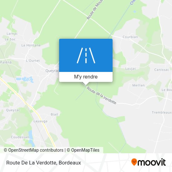 Route De La Verdotte plan