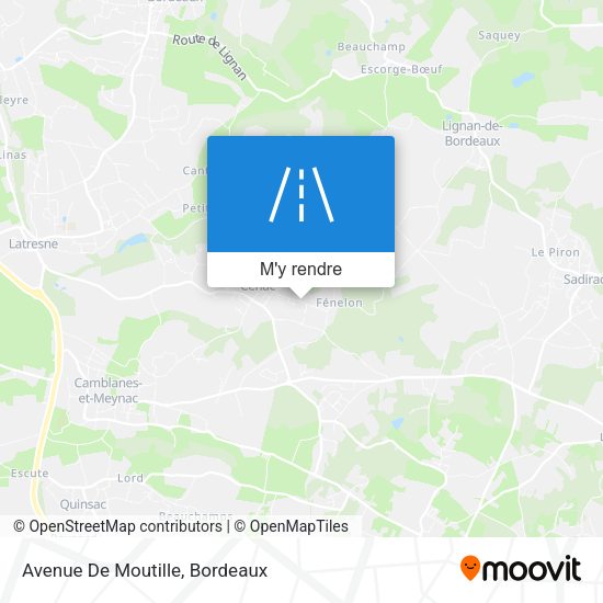 Avenue De Moutille plan
