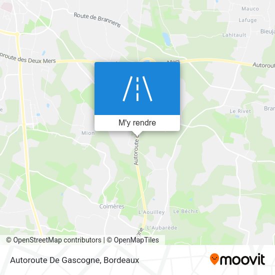 Autoroute De Gascogne plan