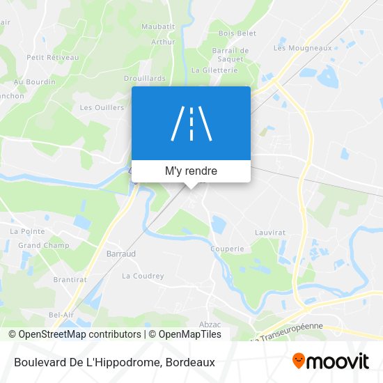 Boulevard De L'Hippodrome plan