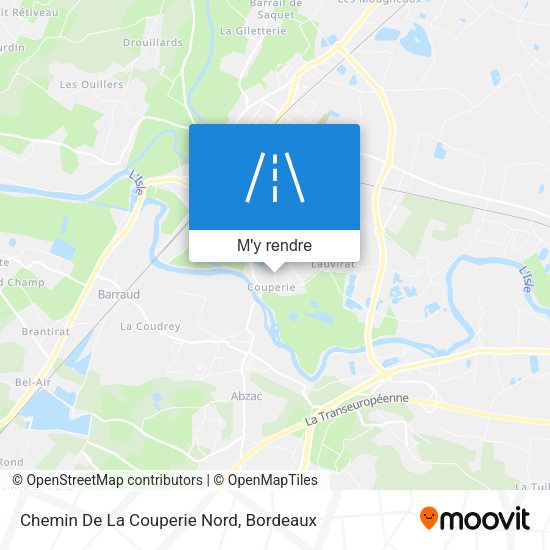 Chemin De La Couperie Nord plan