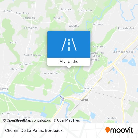 Chemin De La Palus plan