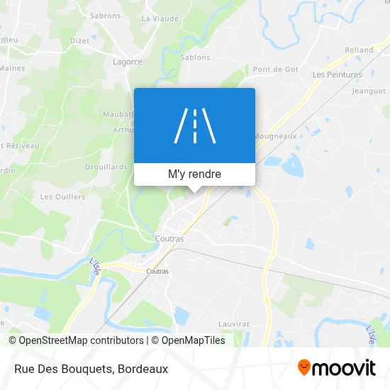 Rue Des Bouquets plan