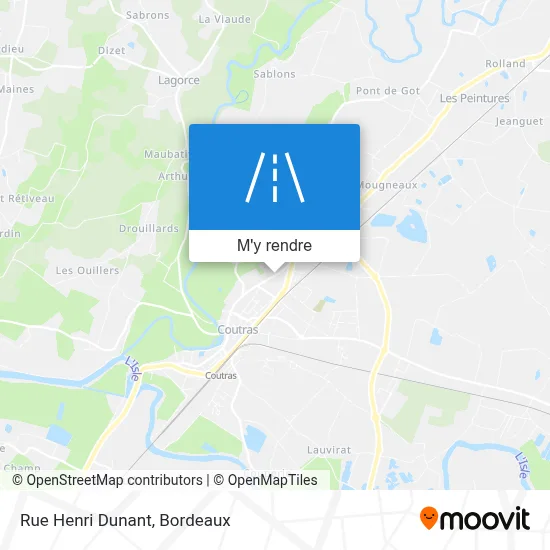 Rue Henri Dunant plan