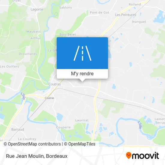 Rue Jean Moulin plan