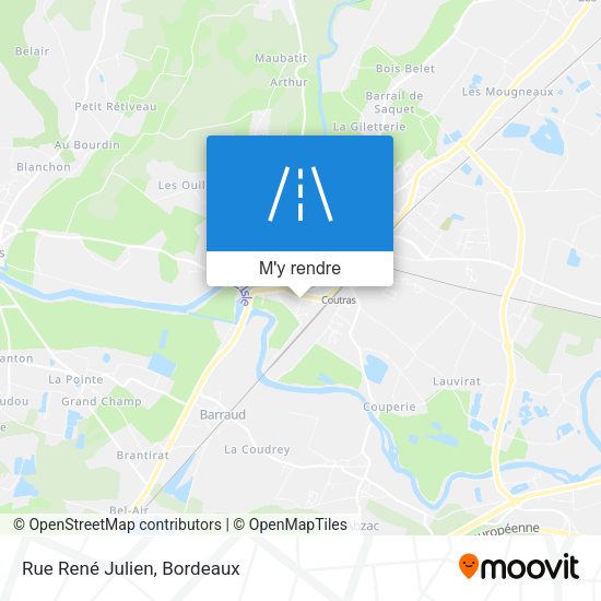 Rue René Julien plan