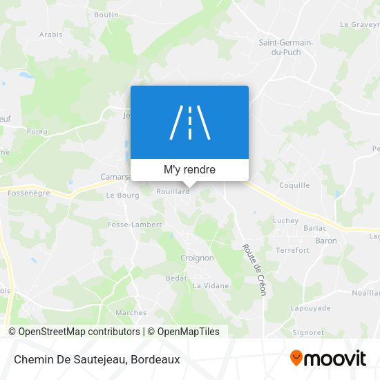 Chemin De Sautejeau plan