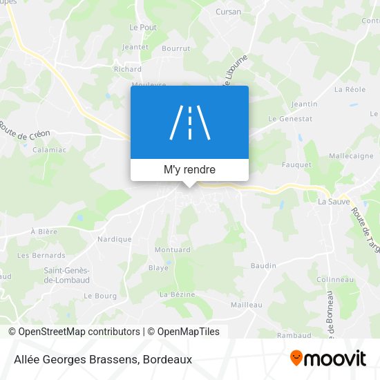 Allée Georges Brassens plan