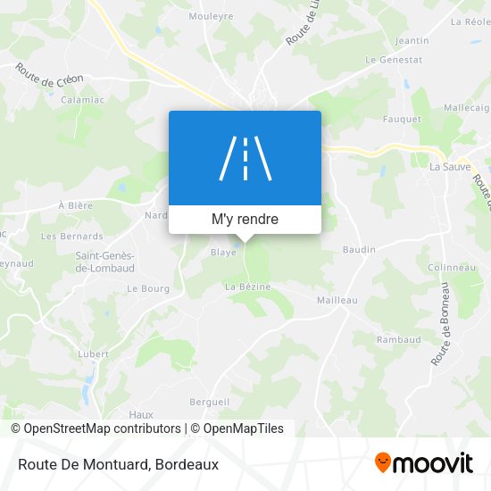 Route De Montuard plan