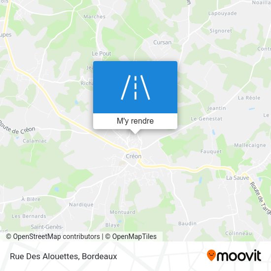 Rue Des Alouettes plan