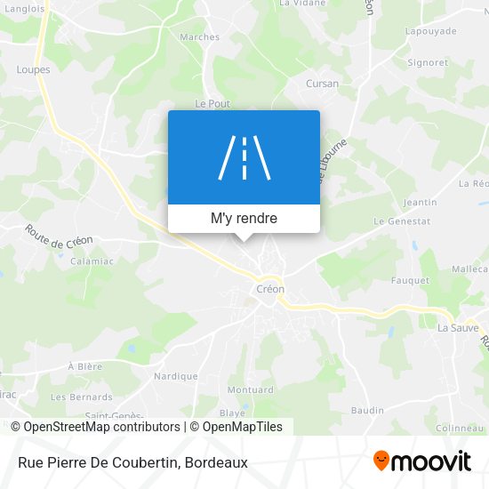 Rue Pierre De Coubertin plan