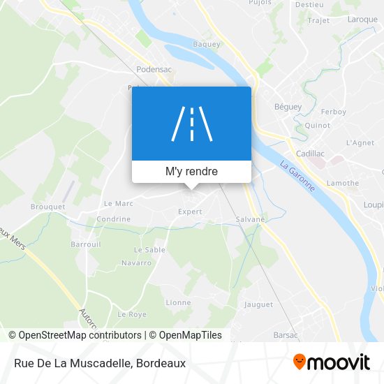 Rue De La Muscadelle plan