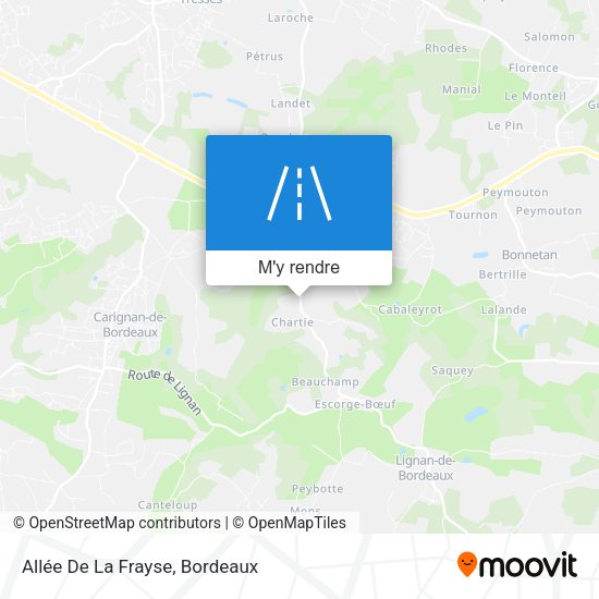 Allée De La Frayse plan