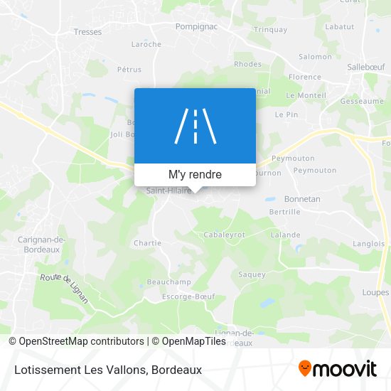 Lotissement Les Vallons plan