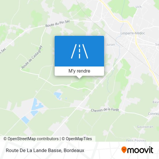 Route De La Lande Basse plan