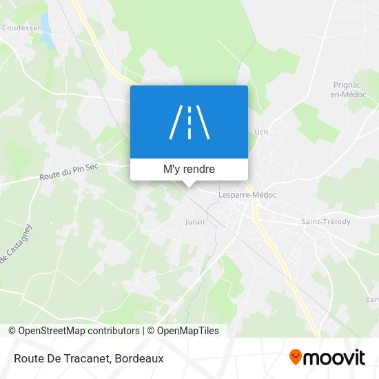 Route De Tracanet plan