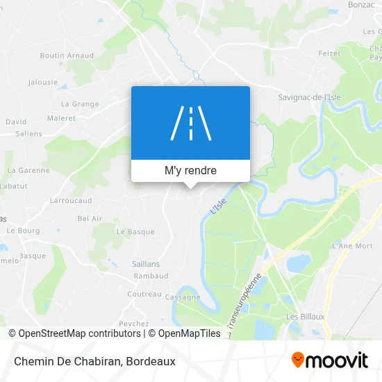 Chemin De Chabiran plan