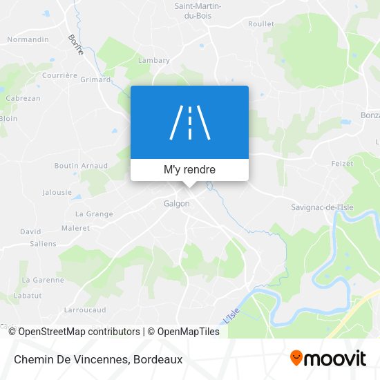 Chemin De Vincennes plan