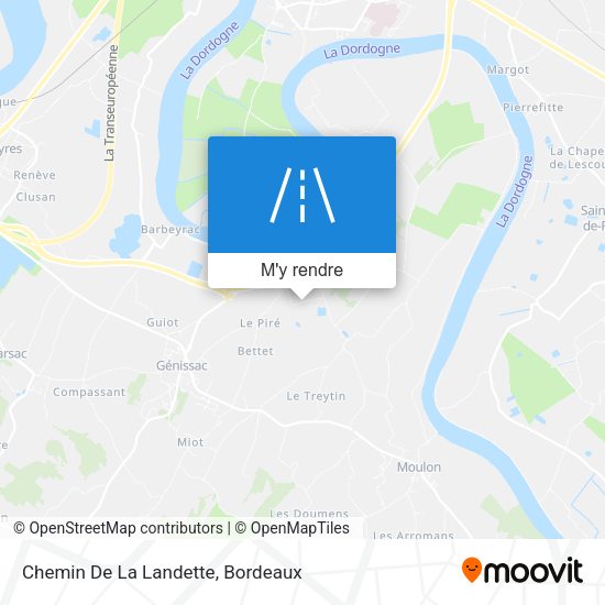Chemin De La Landette plan