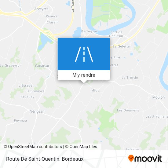 Route De Saint-Quentin plan