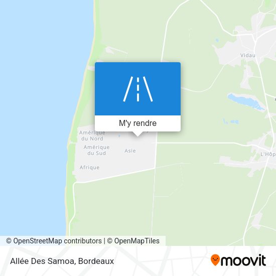 Allée Des Samoa plan