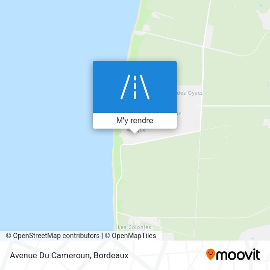 Avenue Du Cameroun plan
