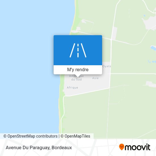 Avenue Du Paraguay plan