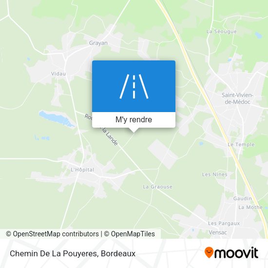 Chemin De La Pouyeres plan