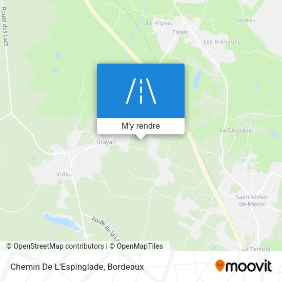 Chemin De L'Espinglade plan